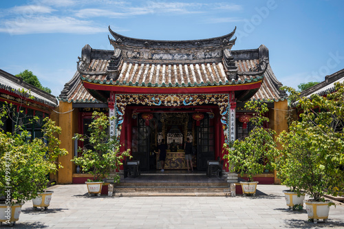 Chinese Assembly Hall of Hoi An. Also known as Duong Thuong Assembly Hall or Chinese Assembly Hall  Ngu Bang Assembly Hall was formed as a place for community activities of the Chinese people