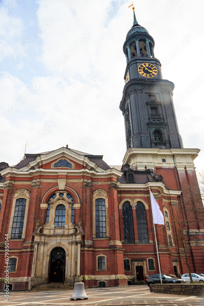 Saint Michael's Church in Hamburg, Germany