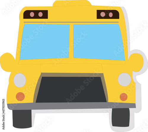 Illustrations of various colors, sizes of double decker bus
