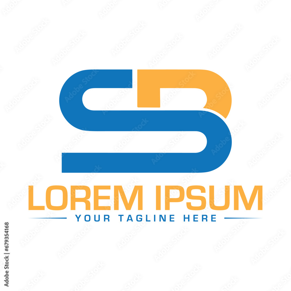 SB Letter Logo Design Unique and Modern Logo Design 