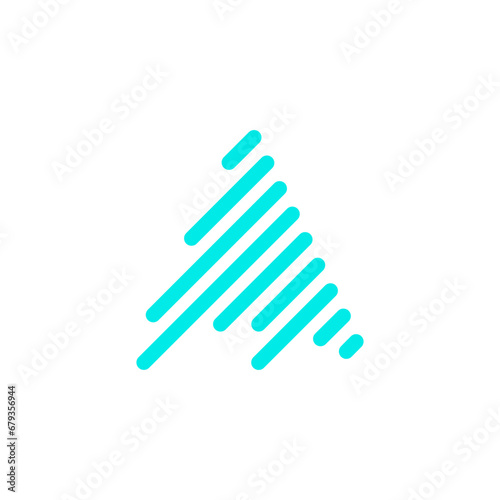 Blue and white logo with a line pattern suitable for businesses looking for a modern and minimalist design. Perfect for tech companies, startups, or creative industries.