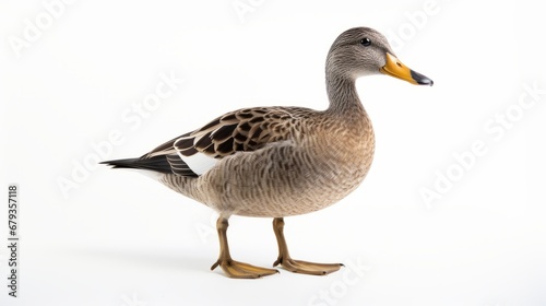 duck full body on white background