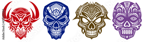 Vector skull masks