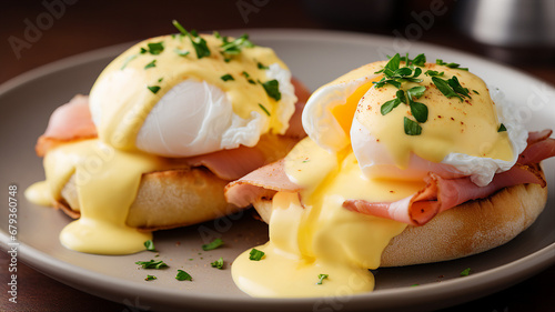 Classic Eggs Benedict with Perfectly Poached Eggs