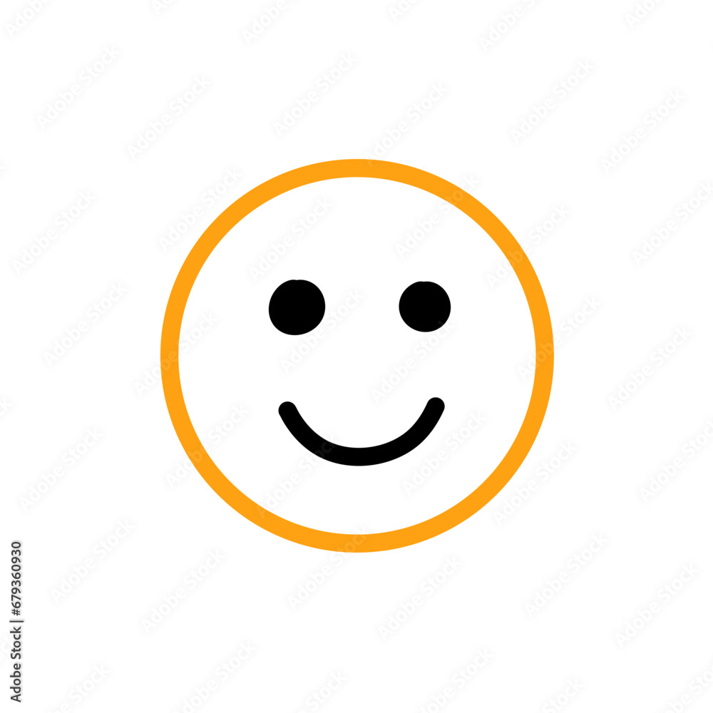 Fototapeta premium Hand drawn emoji. Doodle emoticons, smile face sketch