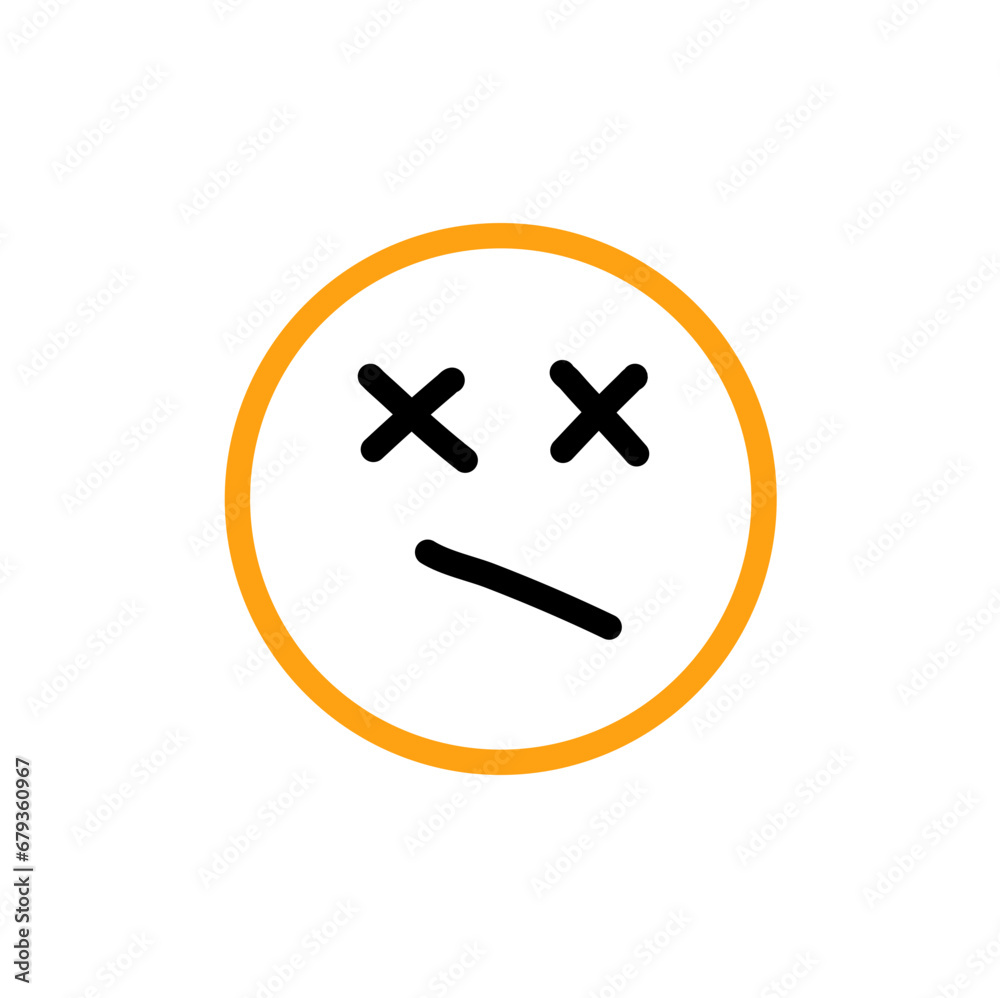 Hand drawn emoji. Doodle emoticons, smile face sketch Hand drawn emoji. Doodle emoticons, smile face sketch