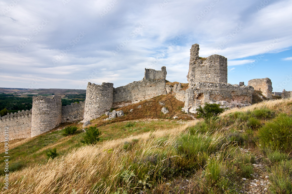 Ruins of the castle and walls of Fuentidueña