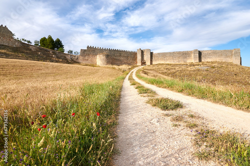 Ruins of the castle and walls of Fuentidueña