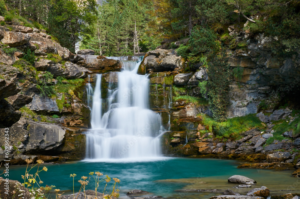 Gradas de Soaso waterfall, Ordesa Natural park Gradas de Soaso waterfall, Ordesa Natural park
