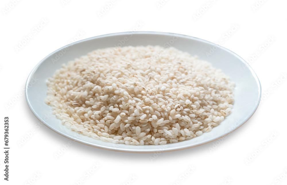 uncooked rice dish isolated on transparent background uncooked rice dish isolated on transparent background