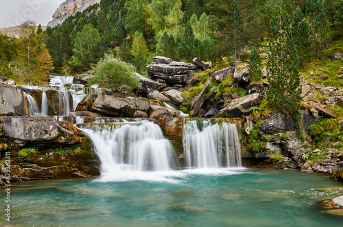 Gradas de Soaso waterfall, Ordesa Natural park photo