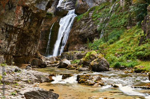 Estrecho waterfall. Ordesa Natural park.