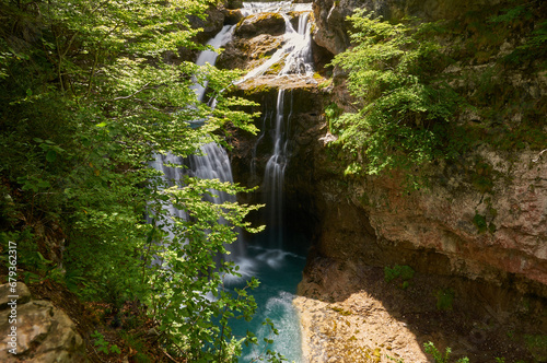 La Cueva waterfall. Ordesa Natural park.