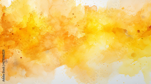 brush yellow watercolor.color shades space image © alexkich