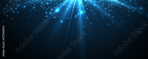 abstract futuristic circuit computer internet technology board business dark background