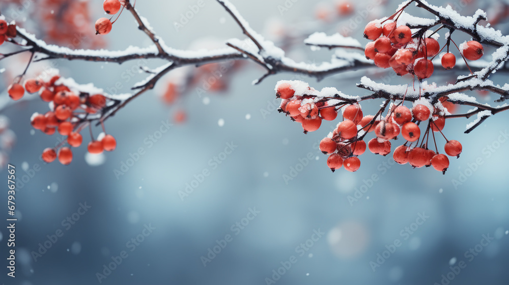 winter background with frozen leaves hanging winter background with frozen leaves hanging