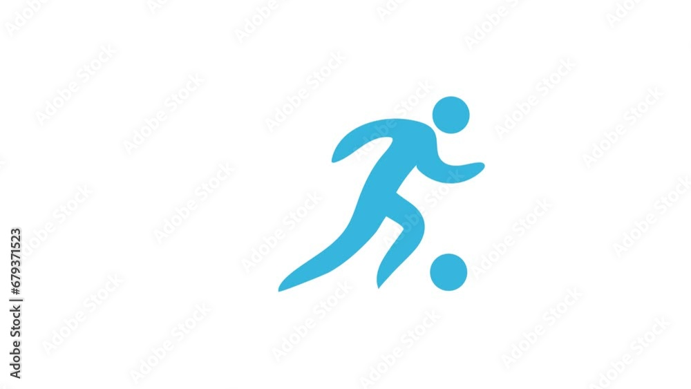 Colored people on a white background moving with a ball, swimming, jumping over obstacles, lifting weights, playing soccer. Animated video mp34, 4K quality Colored people on a white background moving with a ball, swimming, jumping over obstacles, lifting weights, playing soccer. Animated video mp34, 4K quality