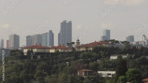 Vahdettin Pavilion Rear Side during the Day time. It is the palace where president of Turkey, Recep Tayyip Erdogan, celebrated the 100th anniversary year of Republic of Turkey. photo