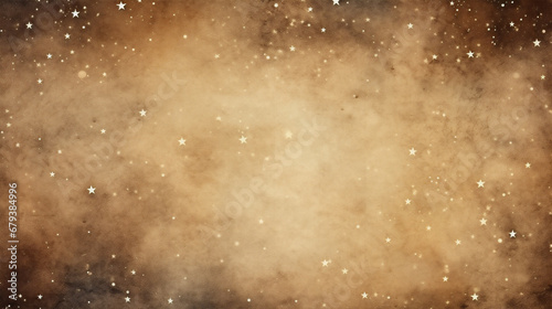 Grunge background with stars and space for text or image. © Jioo7