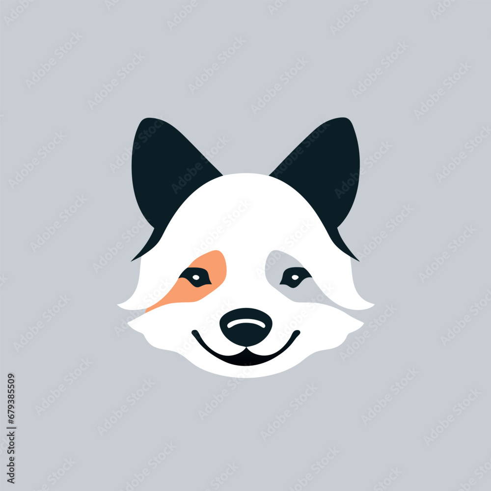 Happy cartoon puppy, portrait of cute little dog. Vector illustration. Design for a masquerade. Dog vector icon. Happy cartoon puppy, portrait of cute little dog. Vector illustration. Design for a masquerade. Dog vector icon.