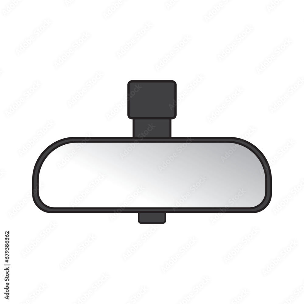 car rearview mirror icon logo vector design template