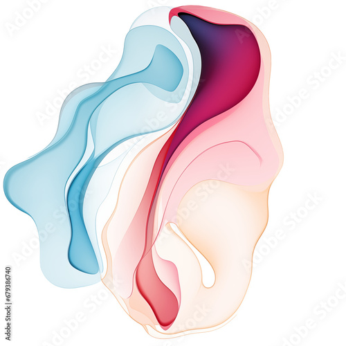 Colorful Liquid Ink Blob