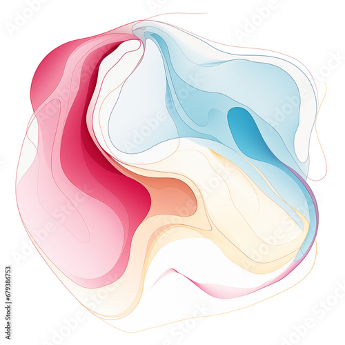 Colorful Liquid Ink Blob