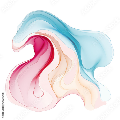 Colorful Liquid Ink Blob