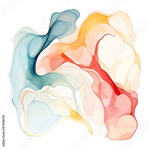 Colorful Liquid Ink Blob