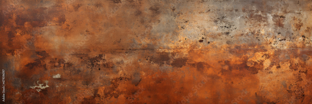 Rusty metal texture background, grungy sheet of old iron with rust. Vintage oxidized steel plate. Theme of industry, grunge, wall, weathered material, wide banner Rusty metal texture background, grungy sheet of old iron with rust. Vintage oxidized steel plate. Theme of industry, grunge, wall, weathered material, wide banner