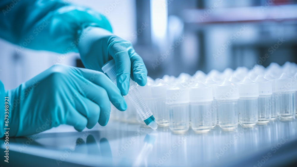 scientist working in the laboratory. scientist working in the laboratory.