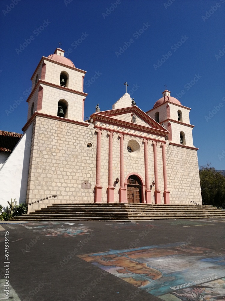 Fototapeta premium USA, Santa Barbara, Mission