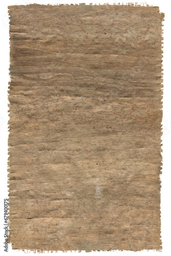 Papyrus Paper Sheet. Papyrus Texture Background a high resolution. isolated on white background