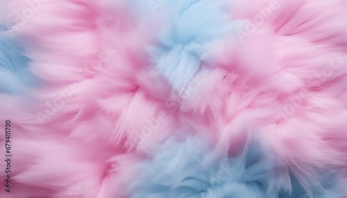 colorful cotton candy texture , soft faint color ,top view background 