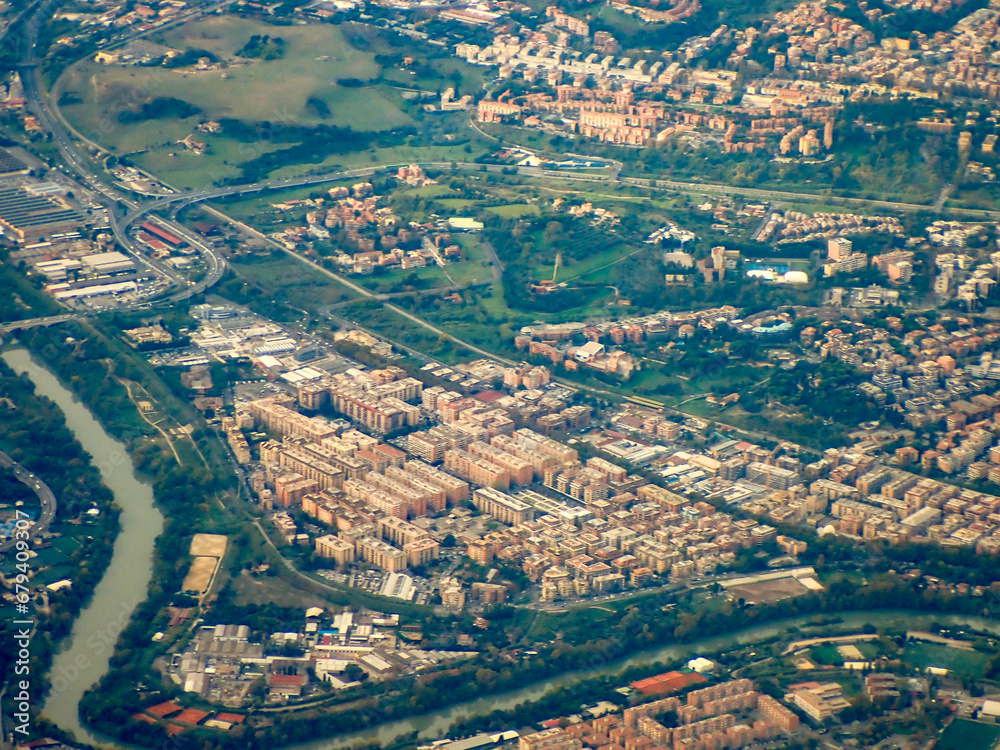 Visuale aerea di Roma Capitale 300