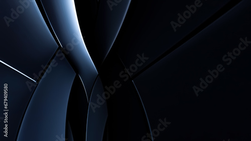 Illustration of a dark background with textured shapes and effects