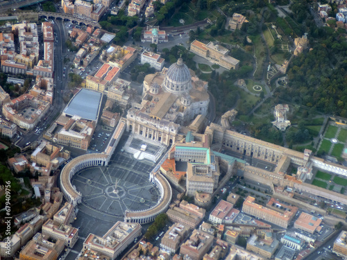 vista aerea della basilica di san pietro nella città del vaticano 311