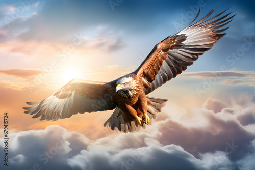 eagle flying in the sky, eagle, animal, birds, bald eagle