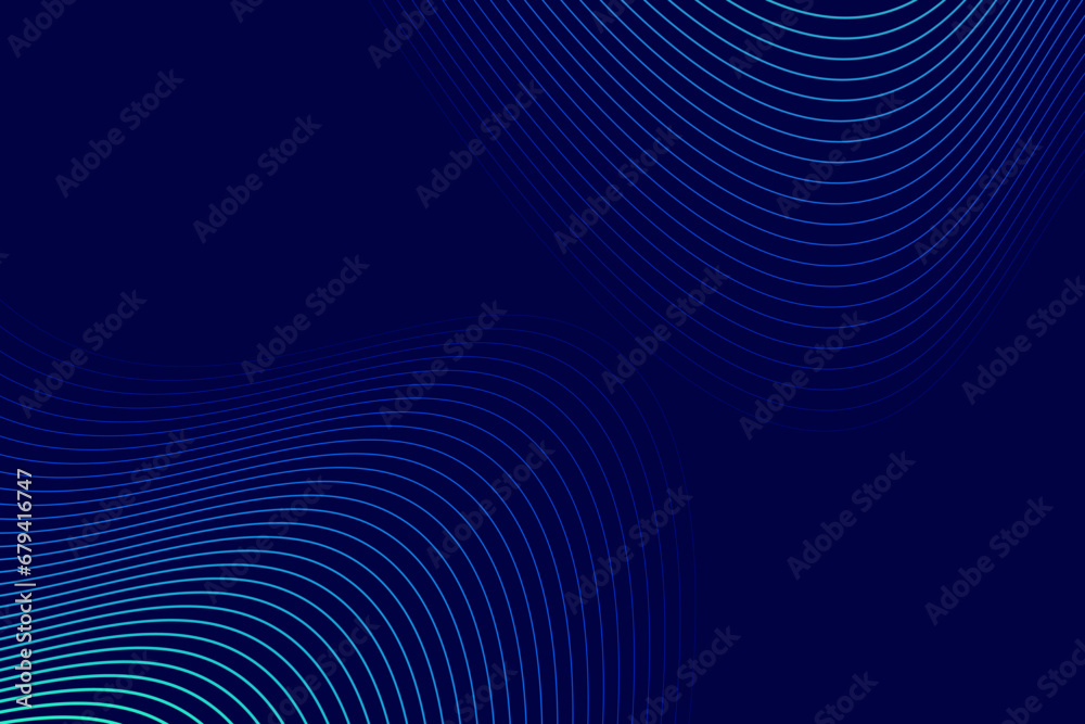 Modern futuristic technology background, dark blue, dynamic glowing shiny wavy lines. Vector illustration Modern futuristic technology background, dark blue, dynamic glowing shiny wavy lines. Vector illustration