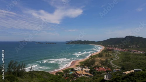 Tucuns beach in Buzios, Brazil. Aerial view photo