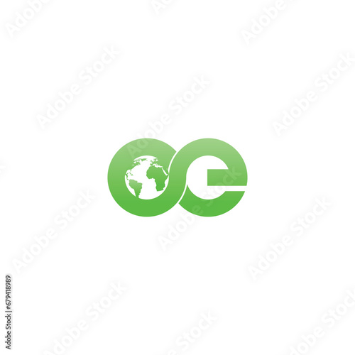 Free Download Globe world map o e letter type earth logo design business solution Abstract vector brand flat Icon design vector modern minimal style illustration emblem sign symbol logotype typography - GFXLoad