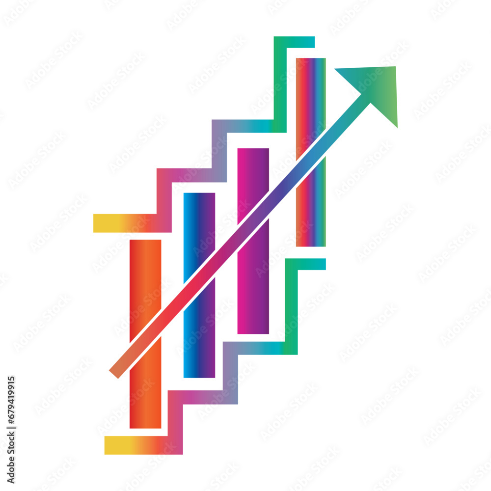 Financial business logo or financial graphic logo.Logo for financial business results data.With icon design vector template illustration. Financial business logo or financial graphic logo.Logo for financial business results data.With icon design vector template illustration.