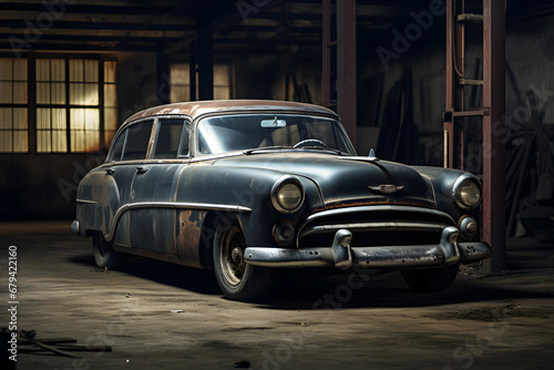 old car, vintage car, old, vintage, driving around, oldtimer, vintage oldtimer car © MrJeans