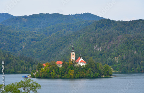Church of the Assumption of the Virgin Mary on Lake Bled, Slovenia