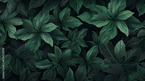 green natural background pattern, wallpaper background, pattern background