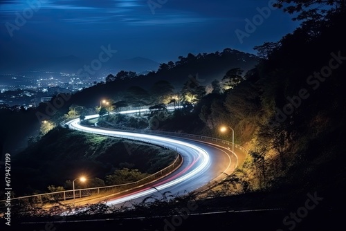 highway in night