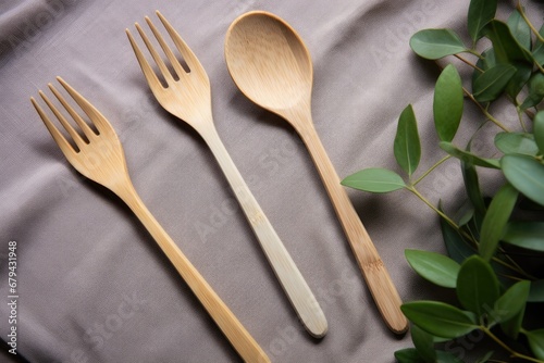 Eco-friendly wooden cutlery promotes a plastic-free approach  replacing harmful plastic.