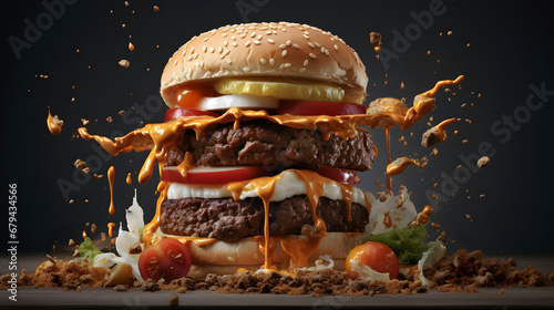 Hamburger, burgers, hamburger tasty, food burger, food, food fotography photo