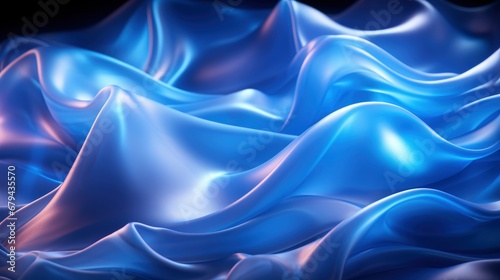 Blue Glowing Waves Transparent Background, Abstract Background, Effect Background HD For Designer © CgDesign4U