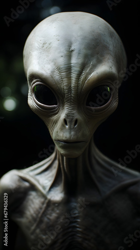 Alien portrait, extraterestial, alien photo, extraterestial photo, ufo